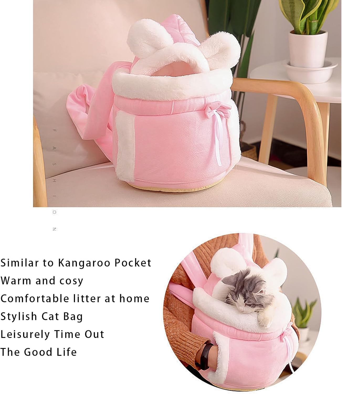 Pet Double Pocket Carrier Backpack