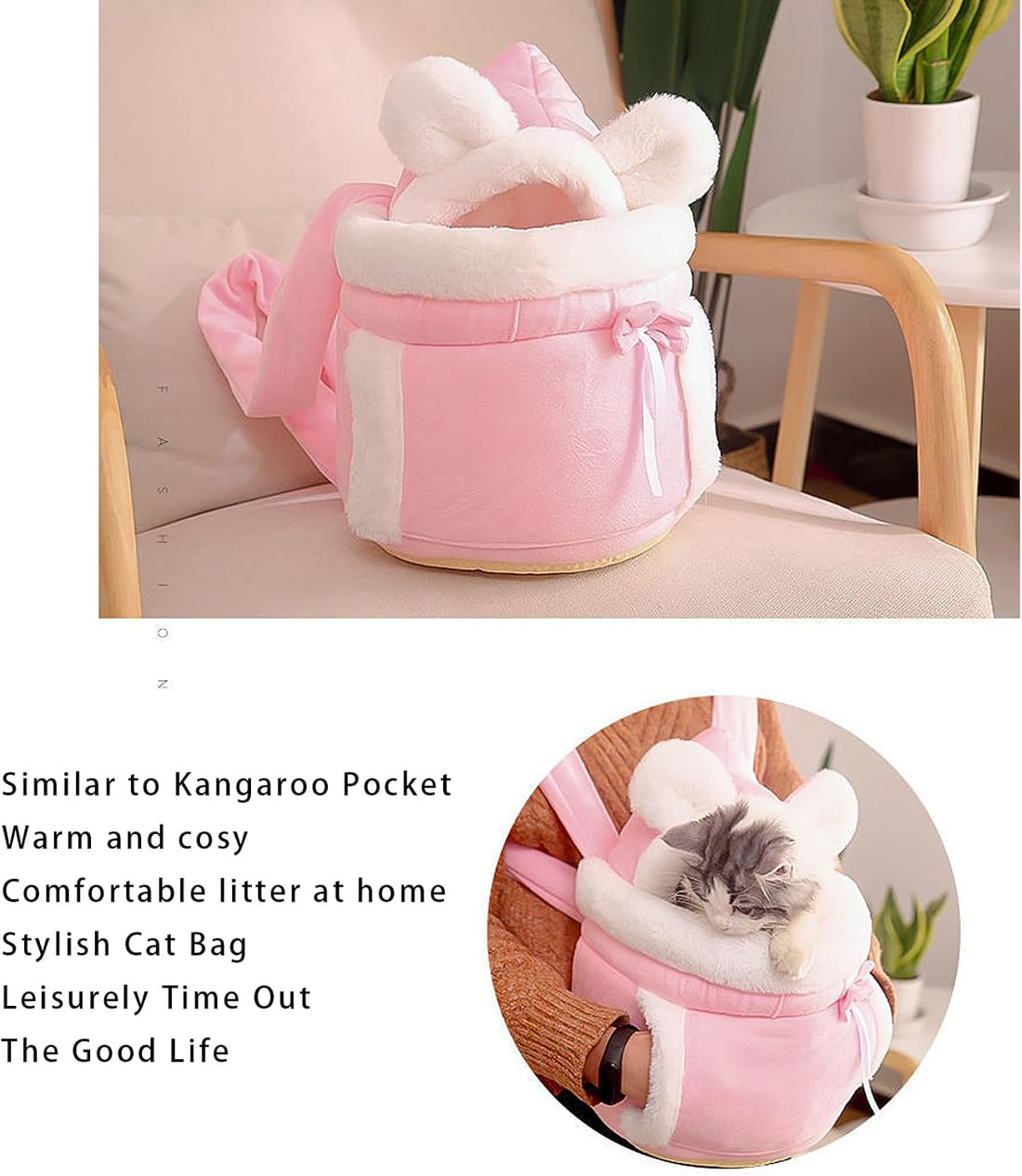 Pet Double Pocket Carrier Backpack
