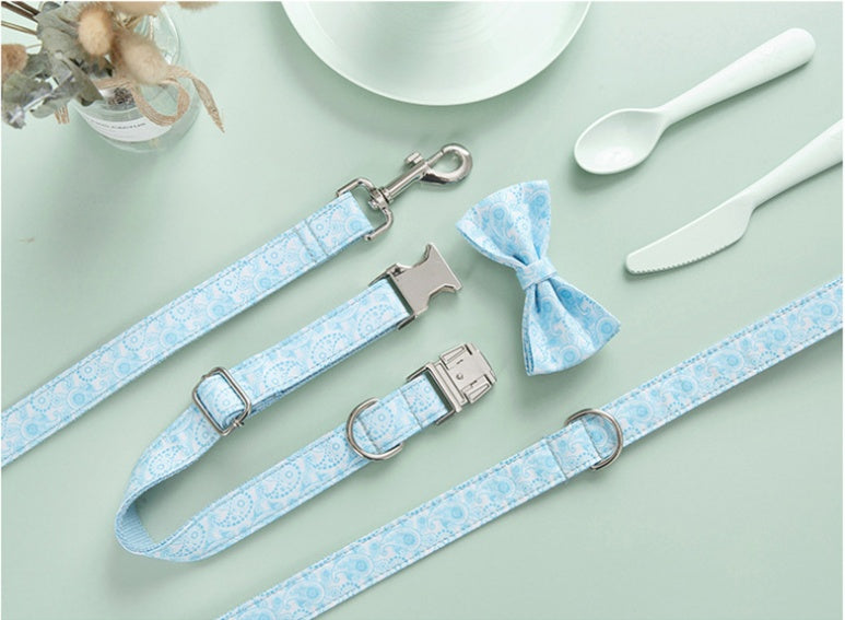Paisley Pet Collar Leash