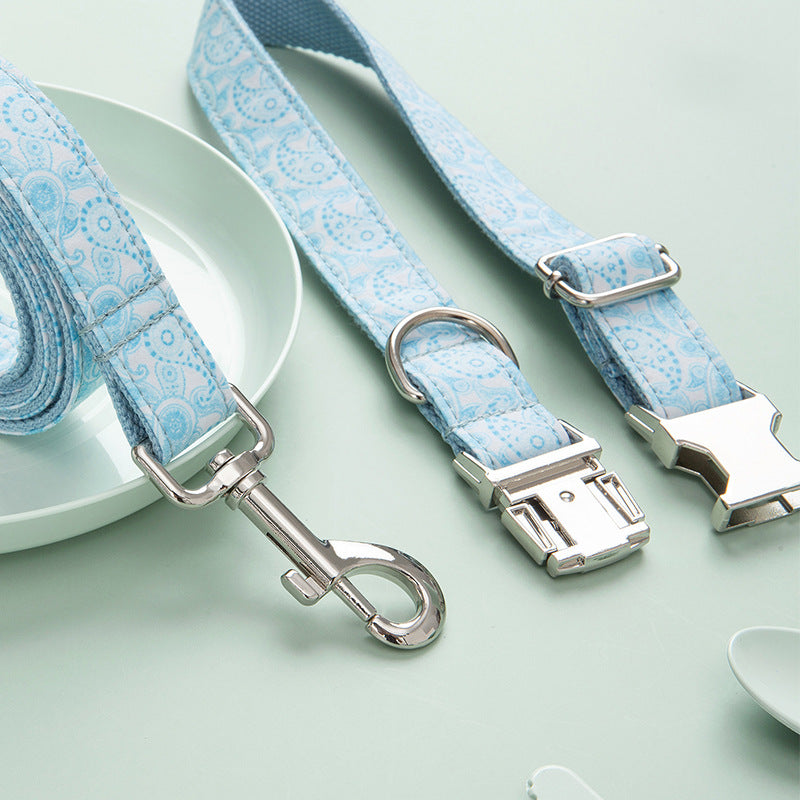 Paisley Pet Collar Leash