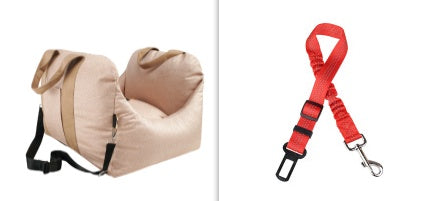 Pet Waterproof Basket Portable Car Seat Carrier