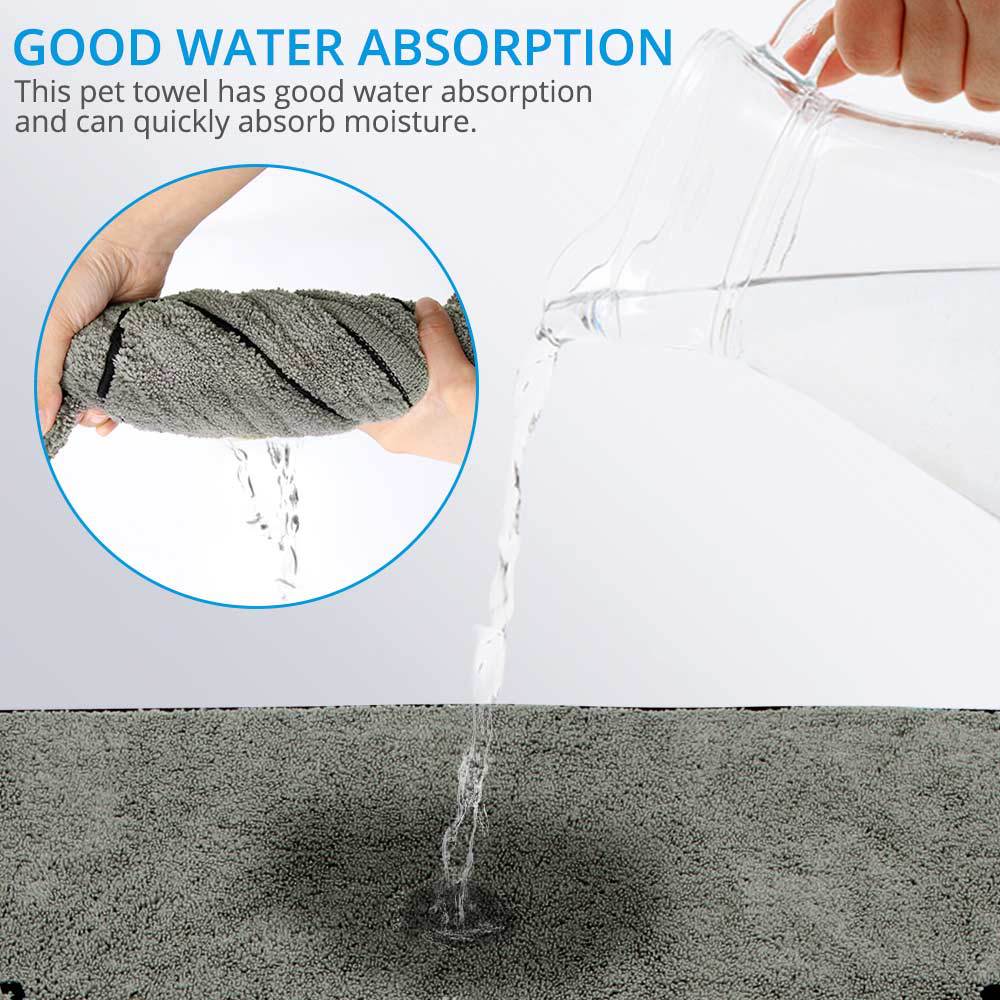 Super Absorbent Large Pet Dog Bathrobe Bath Towel