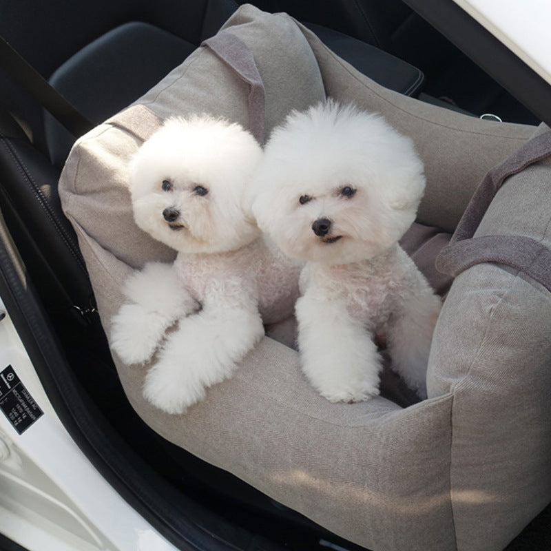 Pet Waterproof Basket Portable Car Seat Carrier
