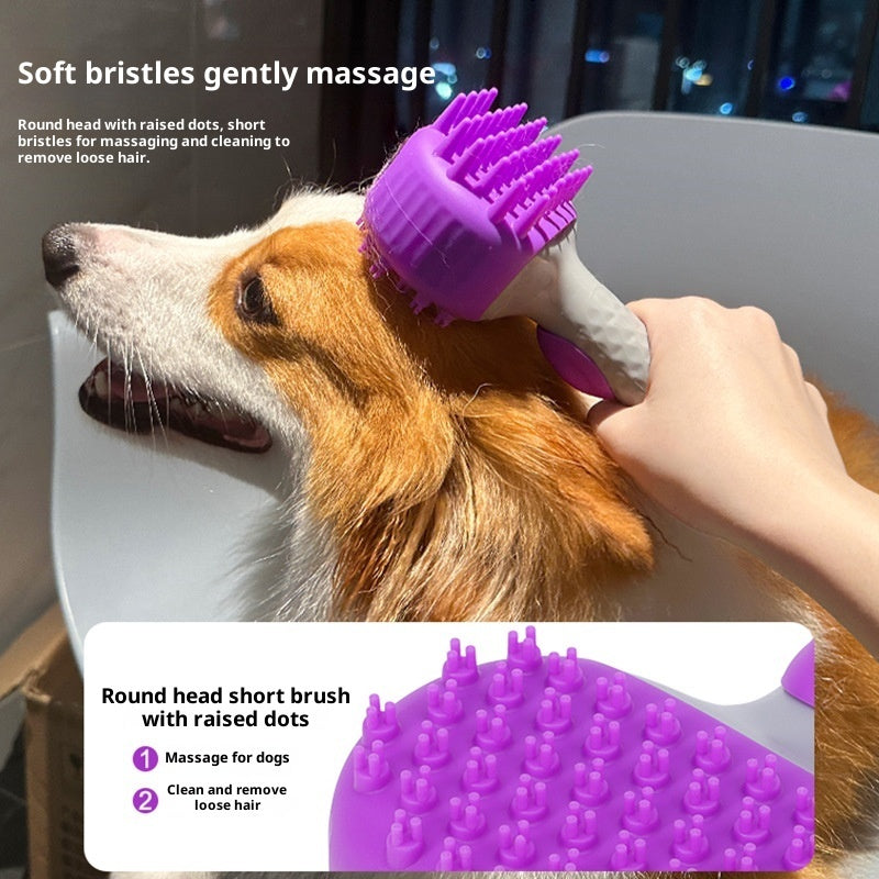 Pet Shower Float Hair Cleaning Brush