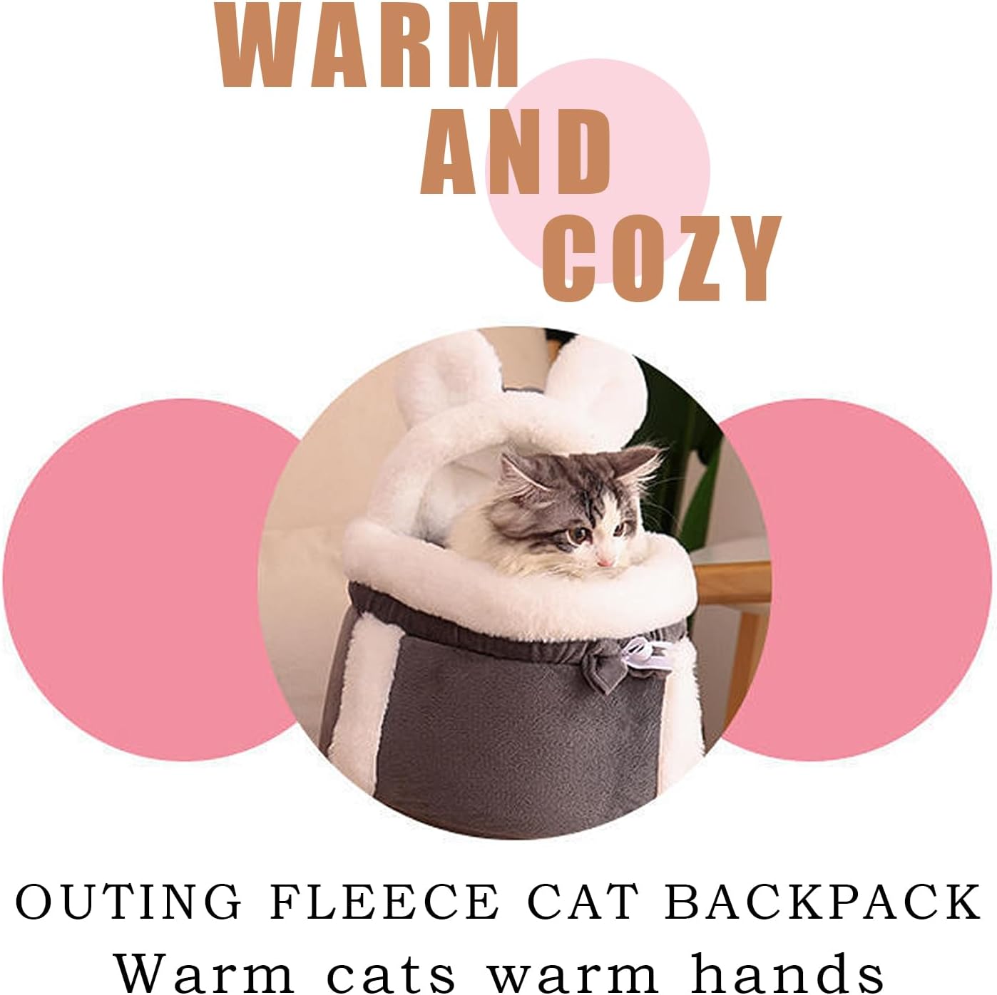 Pet Double Pocket Carrier Backpack