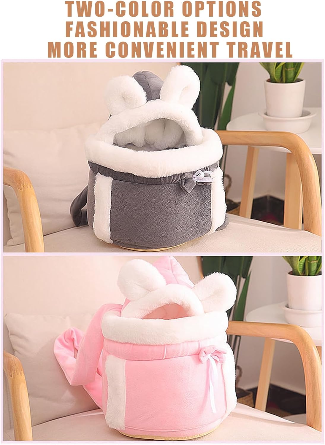 Pet Double Pocket Carrier Backpack