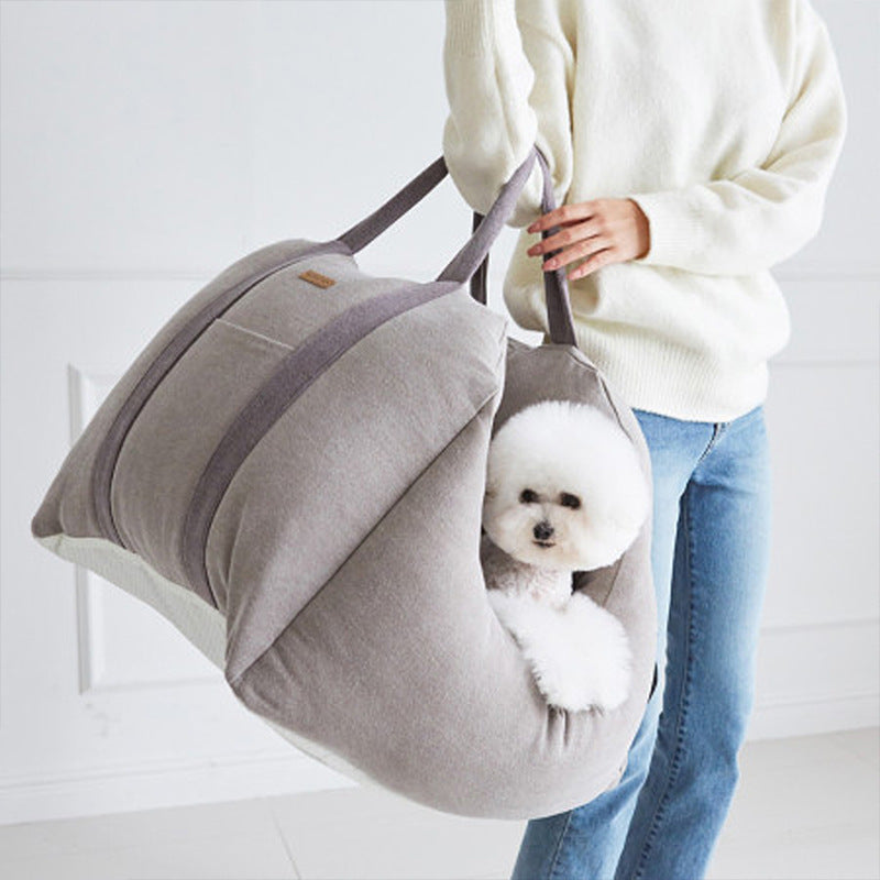 Pet Waterproof Basket Portable Car Seat Carrier