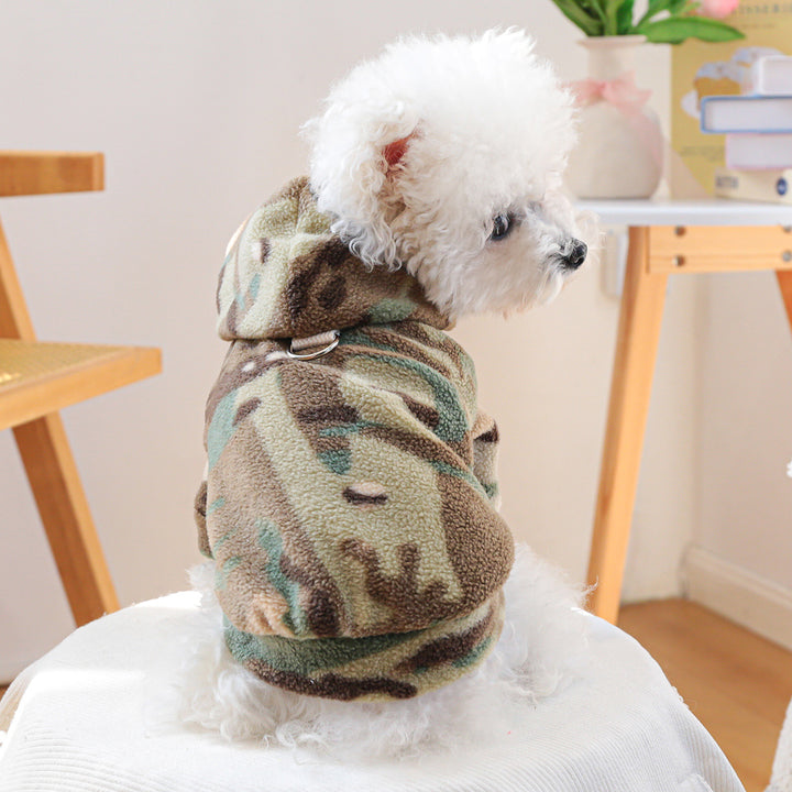 Fashion Pet Clothes Camouflage Sweater