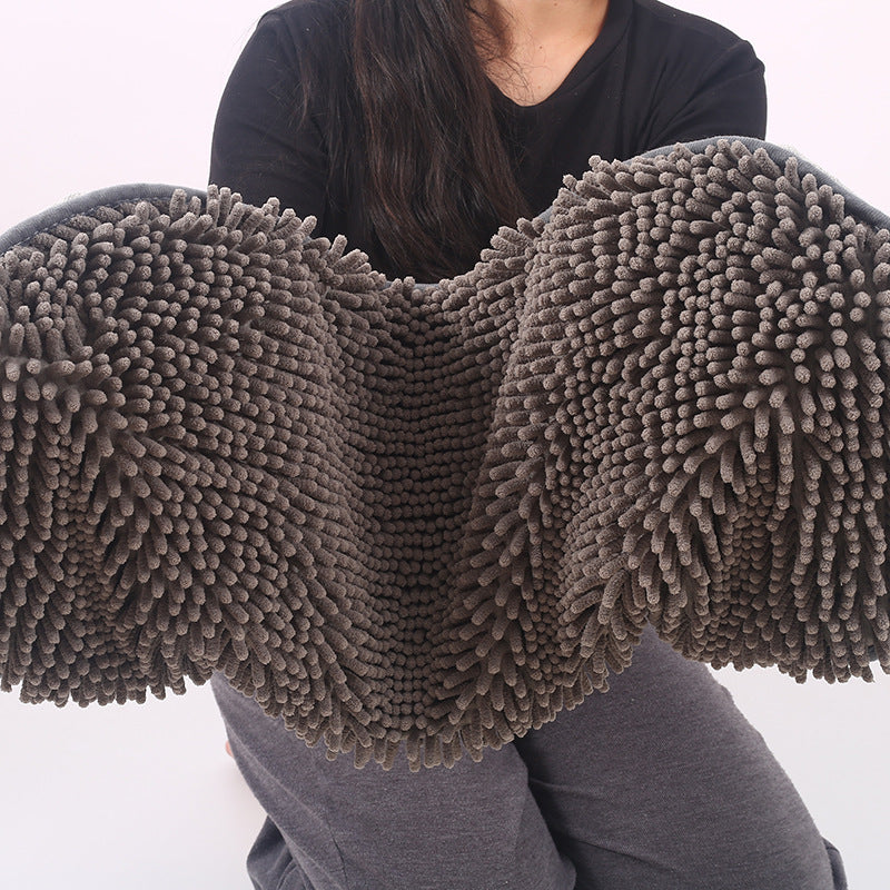 Chenille Pet Dog Bath Towel