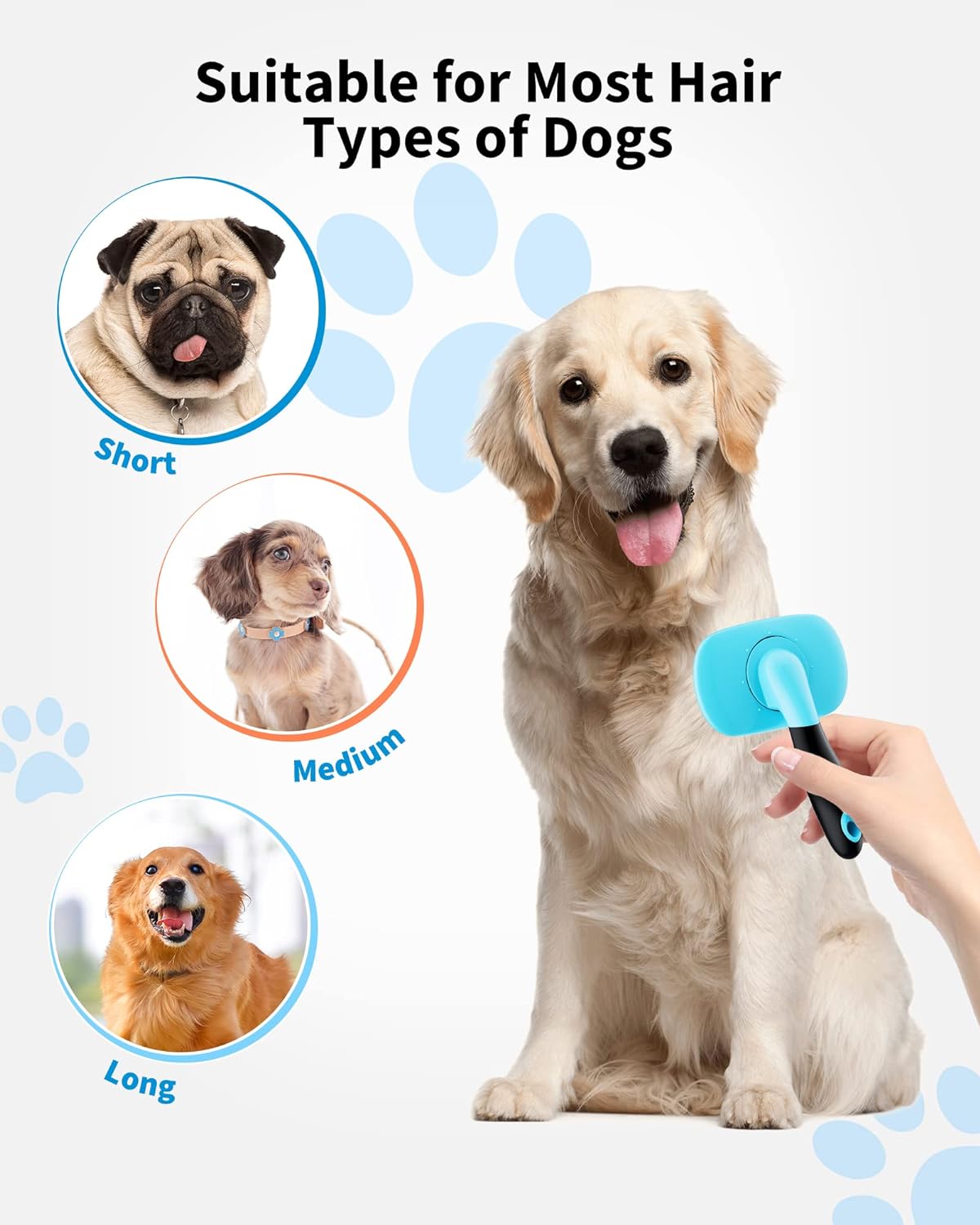 Pet Grooming Brush- Shedding Tools