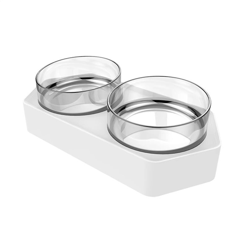Ceramic Double Pet Water Feeding Bowl