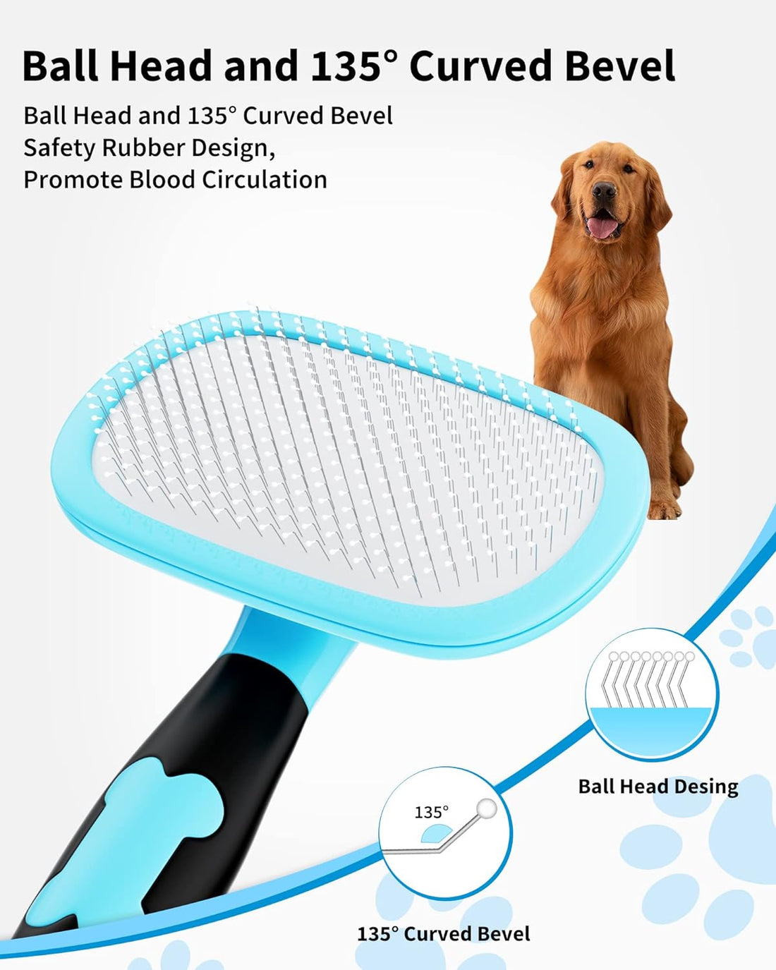 Pet Grooming Brush- Shedding Tools