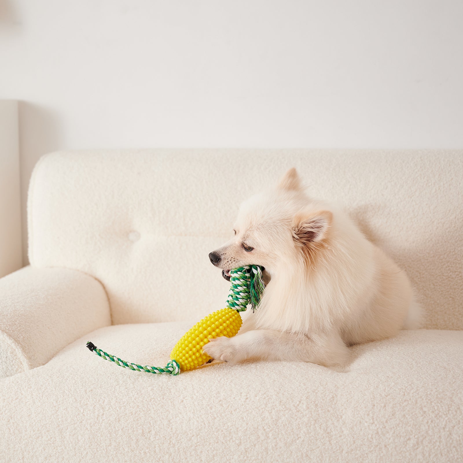 Puppy Interactive Corn Dog Chew Toys