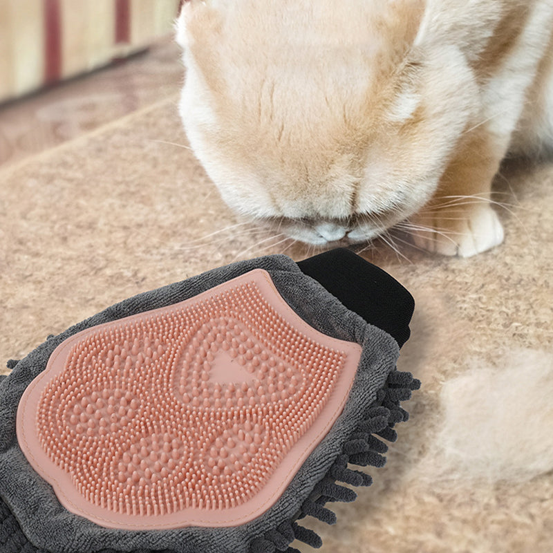 Pet 2-in-1 Grooming Glove